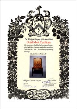hall chair cert